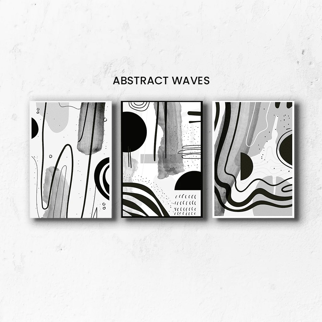 Abstract Waves - Set of 3 - Image 2