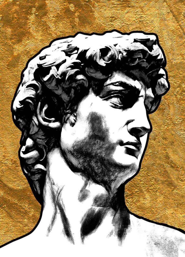 David of Michelangelo - The Golden Trio - Image 3