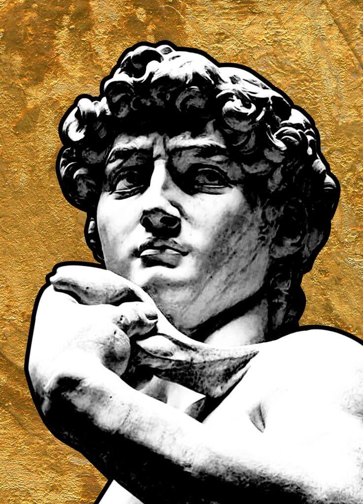David of Michelangelo - The Golden Trio - Image 4