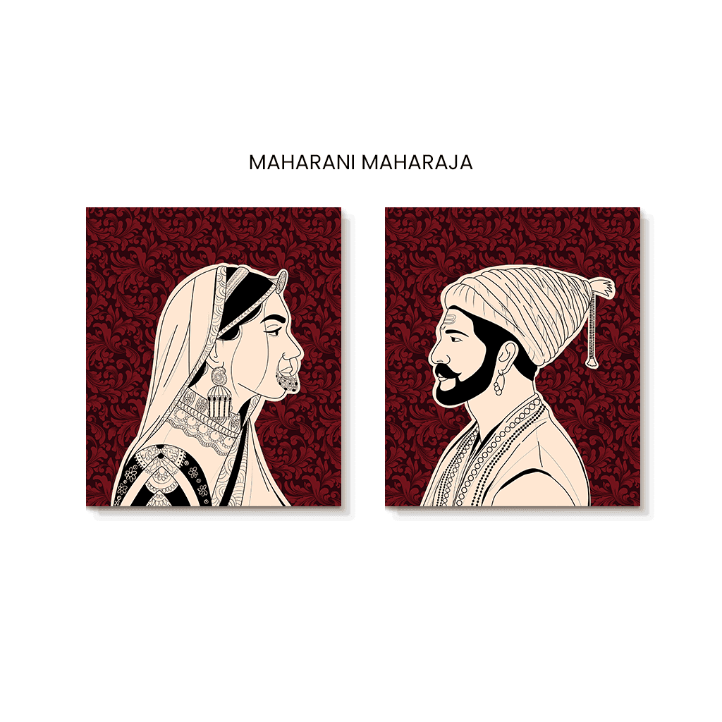 Maharani and Maharaja Set of 2 - Image 2