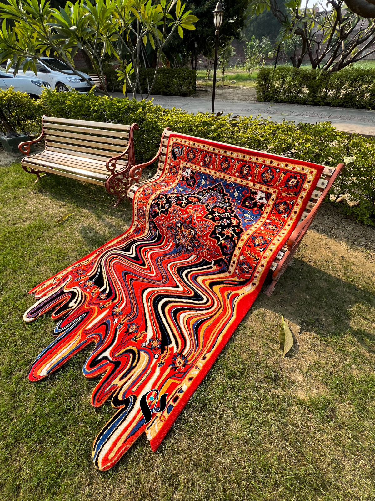 Melt Away Handmade Rug - Image 3