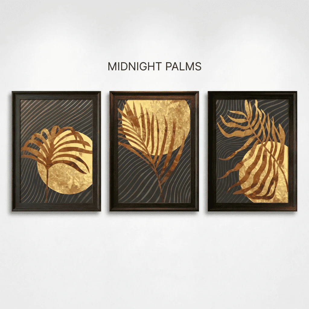 Midnight Palms - Set of 3 - Image 2