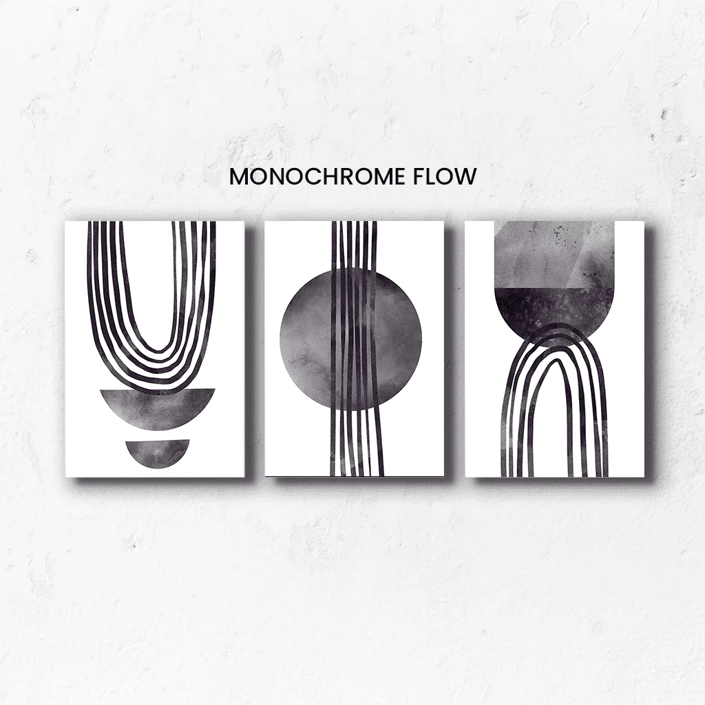 Monochrome Flow - Set of 3 - Image 2