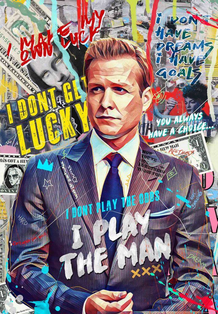 Play the Man- Harvey Specter (Suits) - Image 2