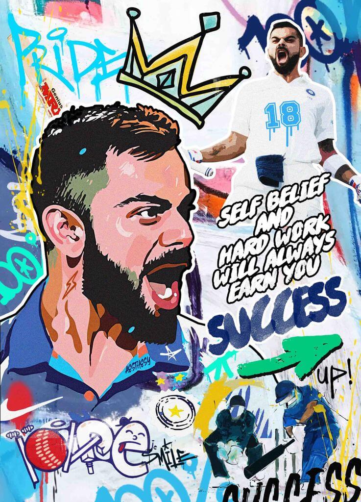 Virat Kohli - Numero 18 - Image 2
